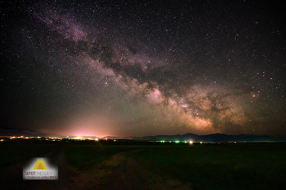 Milky Way and Mountains