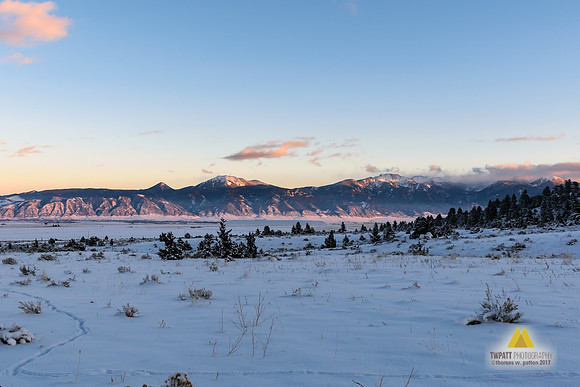 Full Winter Sunset