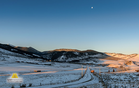 Moon over the Boulder