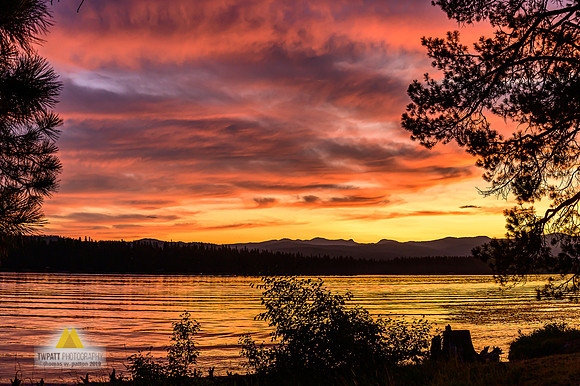 Seeley Lake Sunset